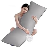 YZ HOME Memory Foam Body Pillow Insert - Full Body Pillow for Adults - Soft Large Long Bed Pillow for Side Sleeper