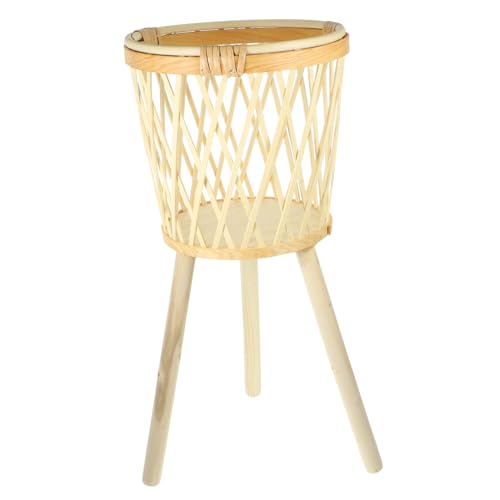 VICASKY Plant Display Rack Durable Woven Flower Pot Holder for Indoor Garden and Balcony Sturdy Structure for Stable Planting Elegant Minimalist Design for Home