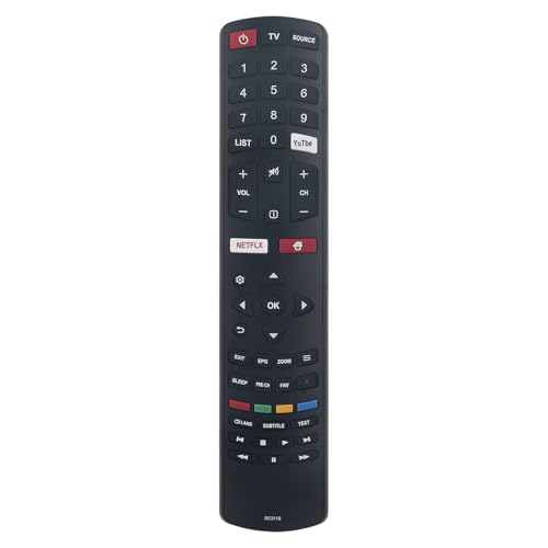 ALLIMITY Mandos a Distancia Compatible con INFINITON NEVIR EAS-Electric 32SM710 INTV-32LS380 INTV-32S380 INTV-49SU1280 INTV-43SU1280 RC311S NVR-9001-554K2S-SM NVR-9001-434K2S-SM NVR-9002-554K2S-SM