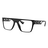Versace VE 3326U 5380 Black Plastic Rectangle Eyeglasses 53mm