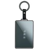 Joouheax Transparent Card Key Holder for Tesla, Soft Card Case Cover for Model Y/3/S/X Cybertruck Accessories, Grey