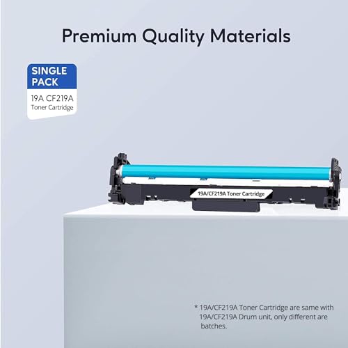 Image of 19A Drum Toner Cartridge for CF219A with chip Drum Toner Cartridge Compatible for HP LaserJet Pro M104, M104a, M104w, M132 MFP, M132a MFP, M132fn MFP, M132fw MFP, M132nw MFP, M132snw MFP (TN-19A 1PIC)