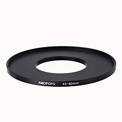 Image of 43mm Lens to 82mm Camera Filter Ring Compatible with for All Brands 43mm Lens and 82mm UV,ND,CPL Camera Filter Accessories