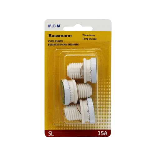 Eaton Bussmann series SL 15 Amp, 125 Vac and IR 10 kA, Retail Pack - 2 Pieces