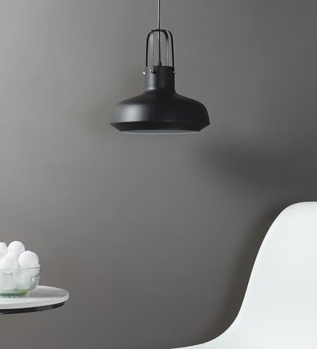 Image of MONI Lights Celling Hanging Light for Room, Table, Holl, Garden House Decoration Pendants Light of Pattern Aluminium Black L-062BLK(Pack of 2)