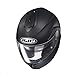 HJC C91 Solid Modular Motorcycle Helmet with HJ-17 Pinlock Shield, DOT Approved(Semi Flat Black, Large)