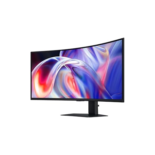 Image of Samsung 40 inch ViewFinity S8 S85TH Curved Monitor + $300 Amazon Gift Card, 5K2K WUHD Resolution, 144Hz, Built-in Speakers, Thunderbolt 5, AMD FreeSync Premium, Height /Tilt /Swivel Stand, LS40H850TANXZA