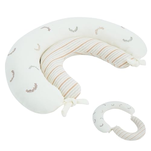 2-in-1 Tummy Time Cushion for Newborns Soft Cotton Tummy Time Pillow Promotes Development Ergonomic Design Ideal Baby Gift