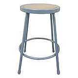 Alera Industrial Metal Shop Stool ALEIS6624G Each