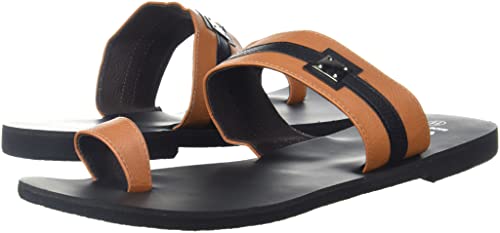 Image of WalkTrendy Men's Wtmf82 tan Flats