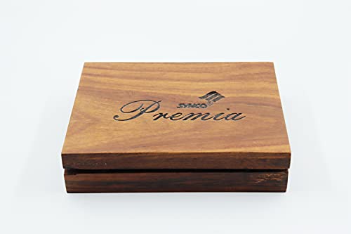 Image of Synco Premia Carrom Board Coins Come in sheesham Box Wooden Carrom Coins 24(11 Brown + 11 Black + 2 Red)