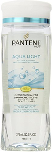 Pantene Pro-V Aqua Light Clean Rinse Shampoo 12.60 oz (Pack of 4)