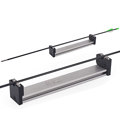 Lamehfyo Archery Arrow Spinner Tester Arrow Straightness Detector Tool Vane Tuning Accessories for Check Feather and Broadheads Balance