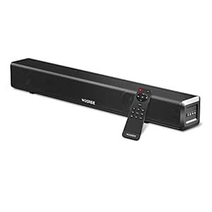 wogree Mini Soundbar 16-Inch 50W with Bluetoo...