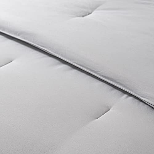 Sleepbella Light Grey Queen Comforter Set 5Pcs, Ball Pom Fringe Design, Super Soft Brushed Microfiber Comforter For All Seasons (1 Boho Comforter, 2 Pillow Shams, 2 Pillowcases) #TOP6