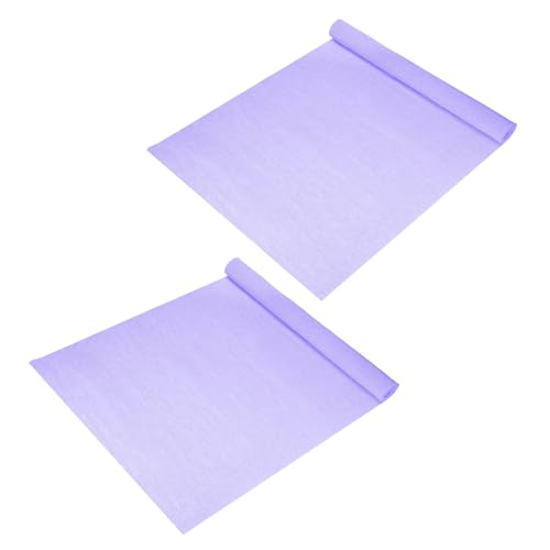 Papier crépon violet clair pour emballage de fleurs et décors de fête | Lot de 2