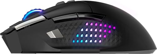 Image of msi Versa PRO W Gaming Mouse, 26000 DPI, 70M+ Clicks, OMRON Optical Micro Switch, Optical Sensor, Ergonomic Ambitextrous Hand Design, RGB Light