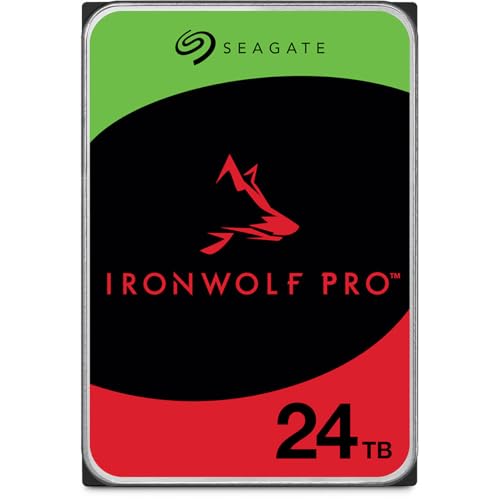 Image of Seagate IronWolf Pro 24TB SATA III 3.5 inch Internal NAS Hard Drive, 7200 RPM, 4-Pack
