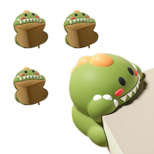 Baby Proofing Corner Protector Baby: 4 Pack Cartoon Cute Table Corner Protectors for Baby Furniture Guards| Baby Proof Corner Protectors to Cover Sharp Furniture (Green Dinosaur)