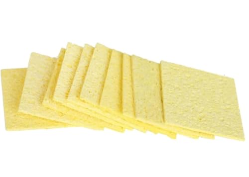 Image of Soldering Iron Transfer Sponges - Premium Solder Tip Cleaning Pads (Pack of 10) for Precision Welding and Enhanced Durability inch