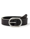  Levi\'s Circle Buckle Core, Cinturón Mujer, Negro (Black), 75 cm (Talla del fabricante: 75)