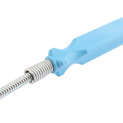Destapacaños Manual de Metal Ruilogod para Desagües y Tuberías, 1,35 m miniatura 2