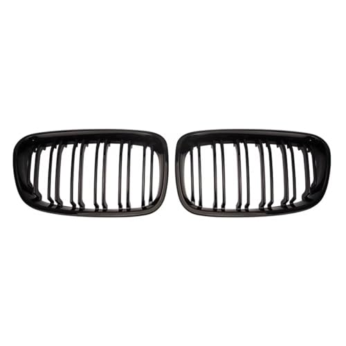 Calandre pour BMW F20 F21 2011-2014 double lame noir brillant