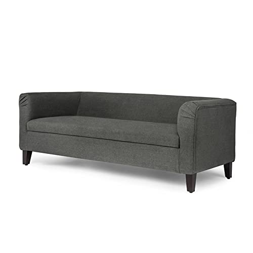 Image of Wakefit Sofa Set | 3 Year Warranty | Sofa 5 Seater, 5 Seater Sofa for Living Room, Wooden Sofa Set, Sofa Set 3+1+1 Seater - Miami(Tahoe : Ash Grey)