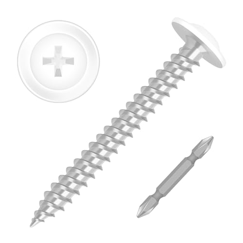 #8 x 2 Tornillos para madera cabeza Truss modificada, 100 unidades miniatura 1