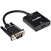 Produktbild Amazon Basics  Adapter für HDMI-Buchse auf VGA, mit 3,5-mm-Audioanschluss