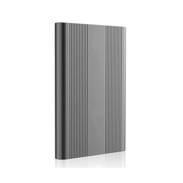 Riyth Externe Festplatte,USB Externe Festplatte,2.5" SATA HDD kompatibel mit Xbox One,PC,Laptop,TV.B130F(Schwarz)