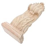 Sculptures réalisées à la main avec précision : chaque pièce est ornée de sculptures réalisées à la main, témoignant de la beauté du savoir-faire traditionnel. décoration d'angle de meuble, autocollant en bois sculpté