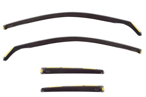 Deflectores Heko 30019 5D para viajar sin ruido de viento en autopista