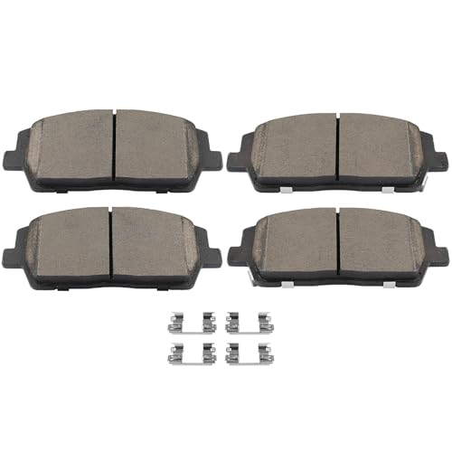 Image of SCITOO D2215 Front Ceramic Brake Pads Sets w /Hardware Replacement For Hyundai For Palisade 2020-2023,For Kia For Telluride 2020-2023