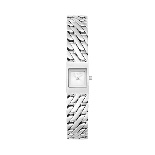 Image of Michael Kors Darrington Silver Quartz Stainless Steel Watch MK4909