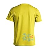 [アートワークスコウベ] テニス Tシャツ 半袖 練習着 ドライ テニスをしている時間が好き ユニセックス XXXL イエロー
