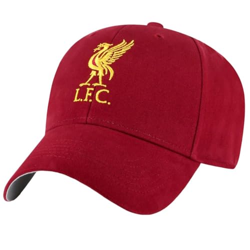 Liverpool Liverbird Crest Cap Dark Red -