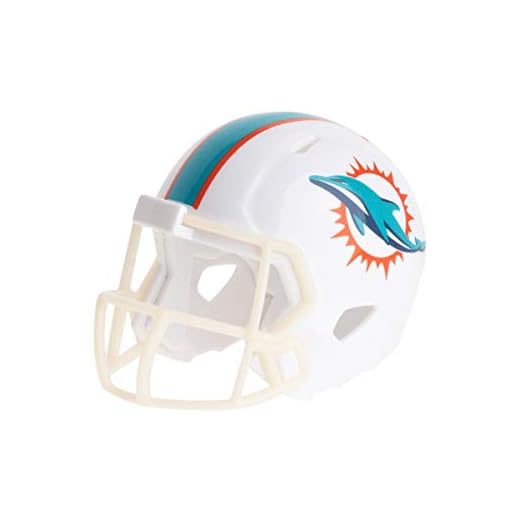 Riddell Miami Dolphins Casque Pocket Pro Speed Style 2018 Unisexe, Couleur de l'équipe, Taille Unique