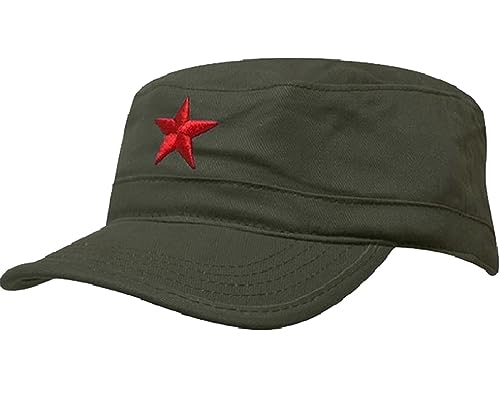 Unisex Soviet Army Russian Red Star AK 47 Hat Cap Fancy DressTrapper Cadet Military Baseball Cap MFAZ Ltd