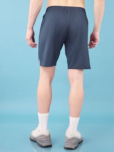 Image of TECHNOSPORT Mens Regular Fit Solid Shorts for Gym, Workout & Sports with Anti Microbial, Techno Dry