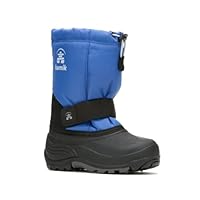 Kamik Kids' Rocket Snow Boot, Mid-Blue, 4 Big Kid