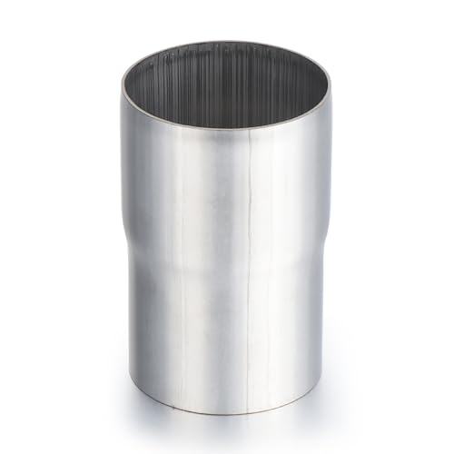 Image of A-KARCK Exhaust Adapter Connector 2.5 inch ID to 2.5 inch OD, Exhaust Pipe Reducer 4 inch Overall Length 304 Stainless Steel