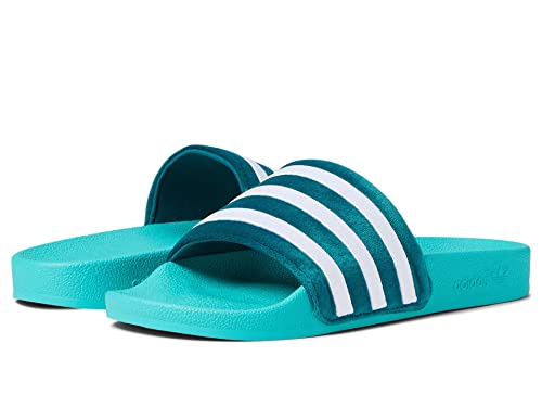 Image of adidas Womens Adilette Slide Casual Sandals Casual - Orange