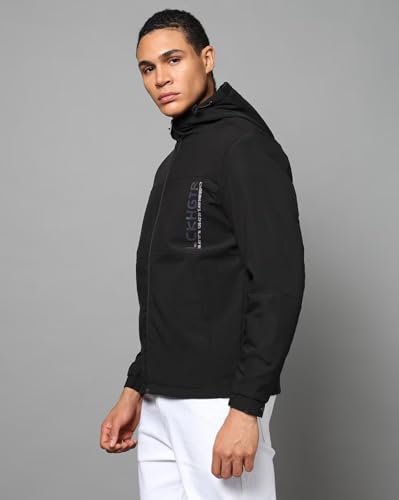 Image of Qube By Fort Collins Men's Polyester Standard Length Regular Fit Lightweight Winter Jacket - Sporty, Stylish & Warm Outerwear for Cold Weather