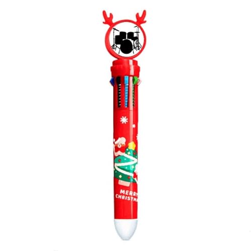 Stylo à bille multicolore pour écrire vos chansons de Noël au rythme de la musique