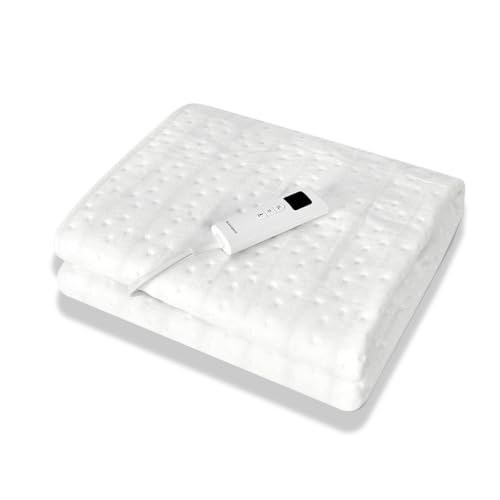 RUIANBAO Couverture chauffante Couverture électrique Coussin chauffant 150 * 80cm Coussin de matelas thermique Table de massage Chauffe-corps Chauffe-lit 3 niveaux de chaleur Sous-couverture chaude