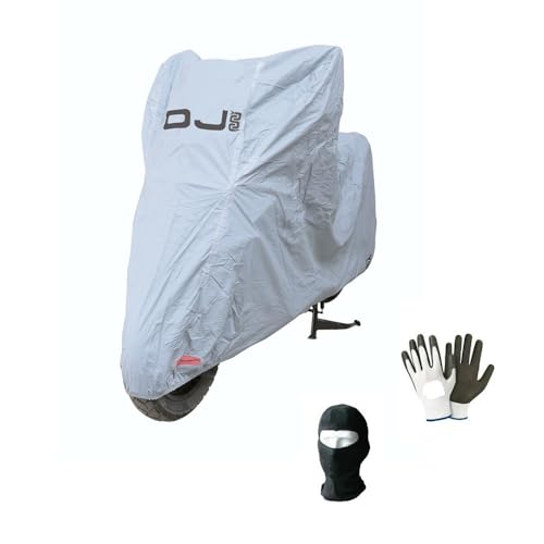 COMPATIBILE CON PIAGGIO BEVERLY TOURER 300 TELO COPRIMOTO COPRISCOOTER FELPATO IMPERMEABILE ANTIGRAFFIO OJ M109 TAGLIA XL 246X104X127CM COPERTURA ANTIPIOGGIA MOTO SCOOTER MAXISCOOTER