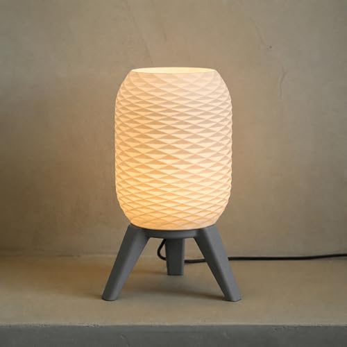 Image of Action Pro Table Lamp with Tripod Stand, Warm Light, Modern Bedside Lamp for Home & Bedroom (Design-4)