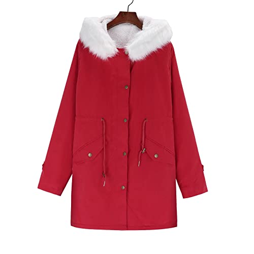 Manteau léger pour femmes rouge pour rester élégante et sereine sous la pluie - 4