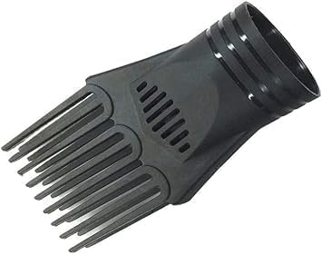 Universal Hair Dryer Comb Attachment for Straightening and Detangling, Nozzle Plastic Hairdressing Salon Blow Comb for Curly, Natural Hair